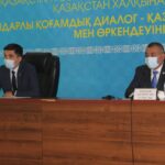 ТҮРКІСТАН: ДЕПАРТАМЕНТ БАСШЫСЫНЫҢ БІРІНШІ ОРЫНБАСАРЫ АУДАН АКТИВІМЕН КЕЗДЕСТІ