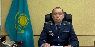 Шымкентте аудандық полиция басқармасының бастығы ұсталды