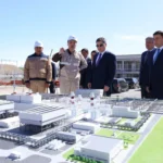 Бектенов Түркістан облысында салынып жатқан электр стансасының құрылысын тексерді